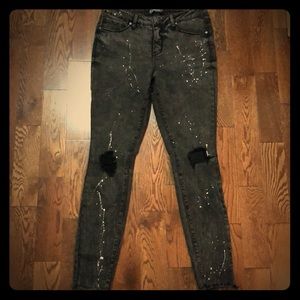 Miraclebody destructed jeans